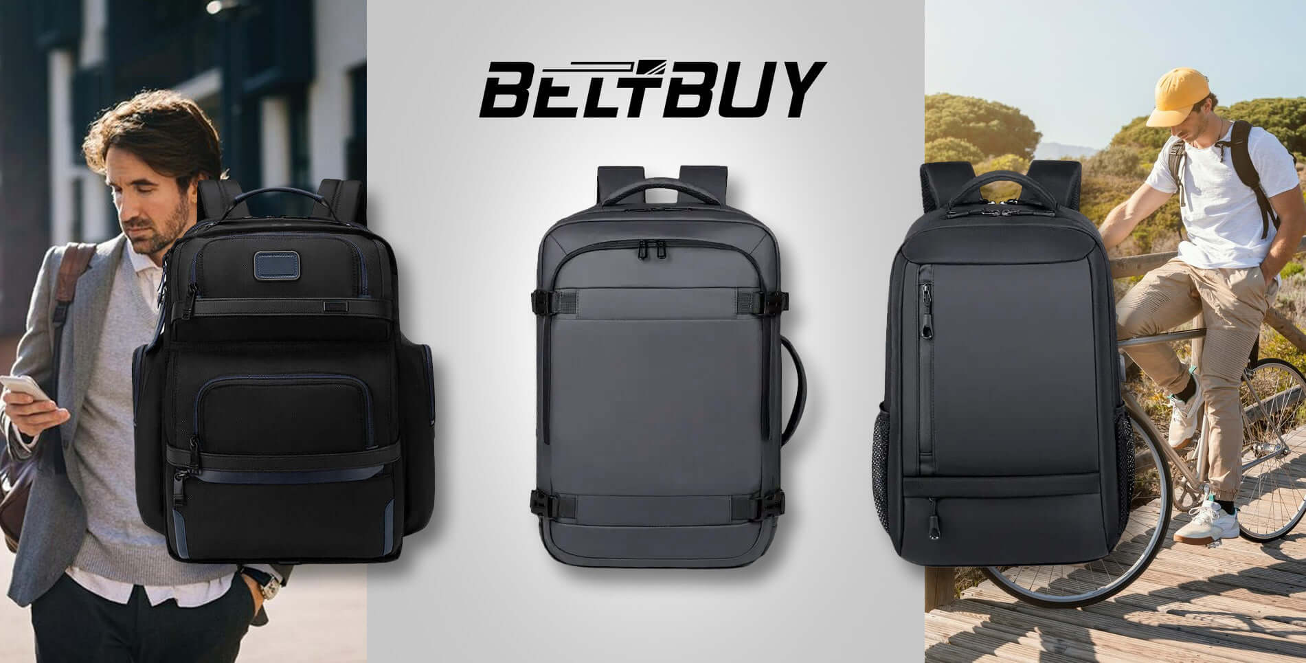 Nylon backpack for multi-occasions