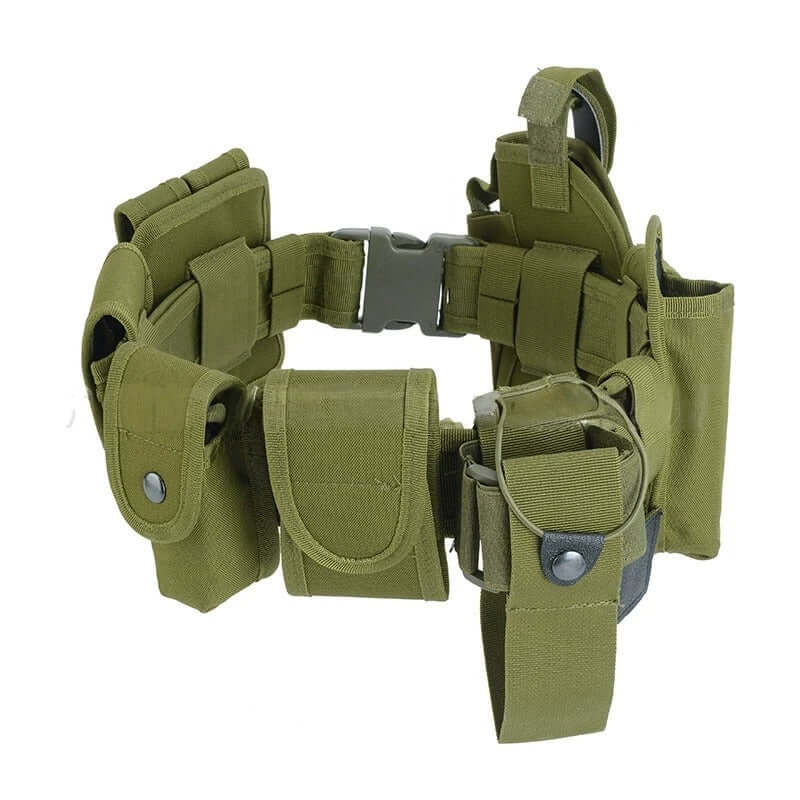 Heavy-Duty Canvas MOLLE Belt for Men/Women
