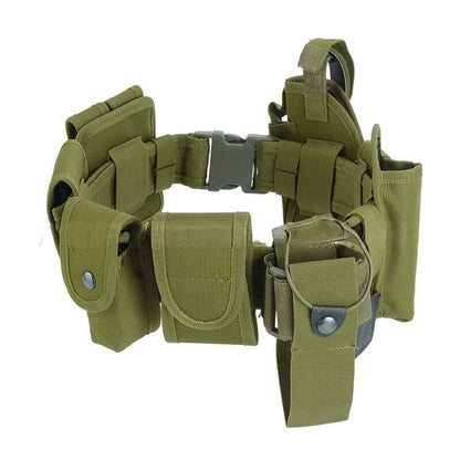 Heavy-Duty Canvas MOLLE Belt for Men/Women