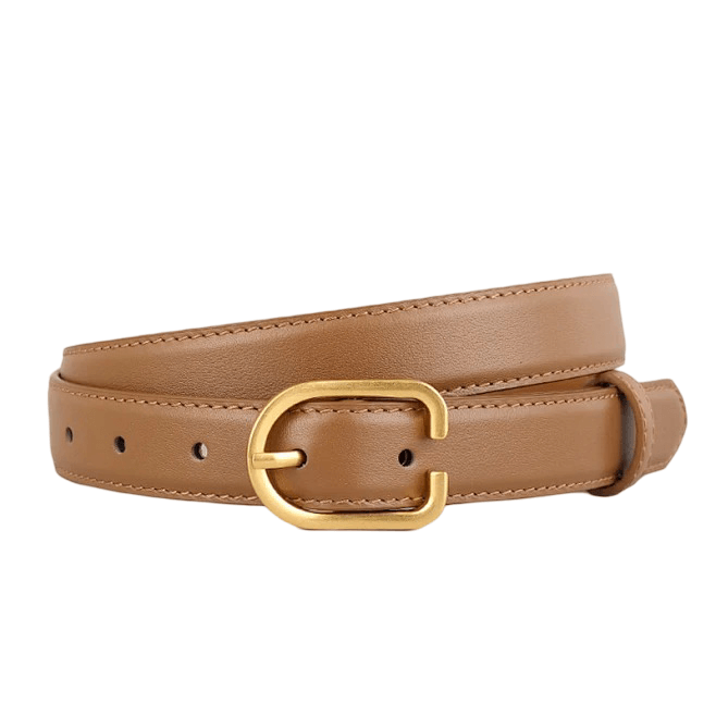 Fashion-Forward Leather Waist Belt