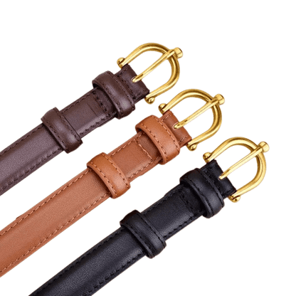 Fashion-Forward Leather Waist Belt