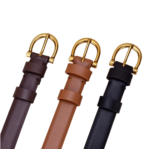 Fashion-Forward Leather Waist Belt