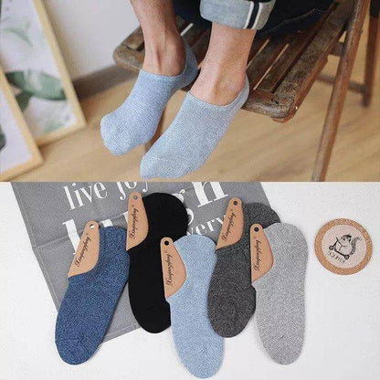 10 Pairs Socks Mens Boat Socks Deodorant Silicone Anti-Skid - Beltbuy Store