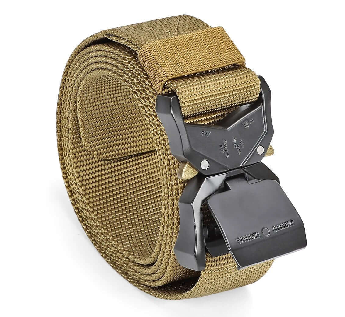 Men Nylon Belt Military Use Web Tactical Belt Heavy-Duty Quick-Release Metal Buckle - Beltbuy Store
