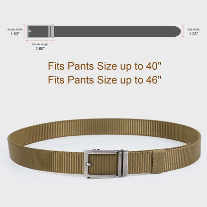 Nylon Belt with Automatic Buckle