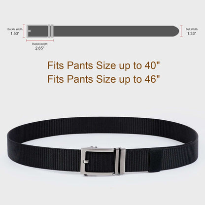 Nylon Belt with Automatic Buckle