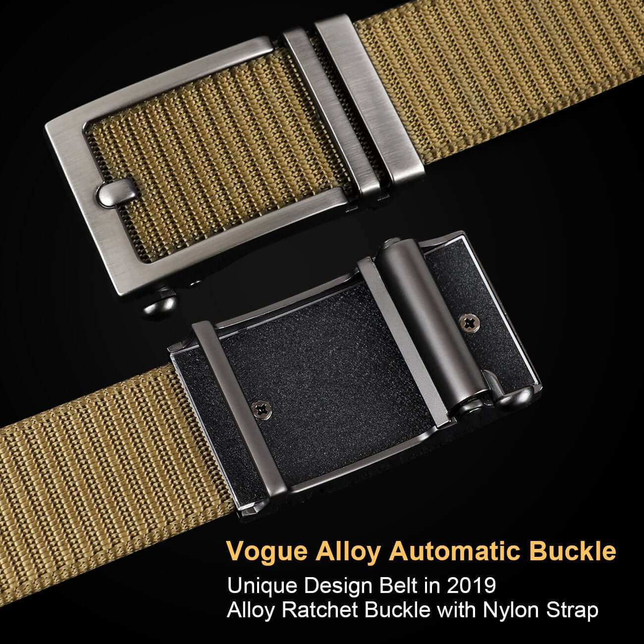 Nylon Belt with Automatic Buckle