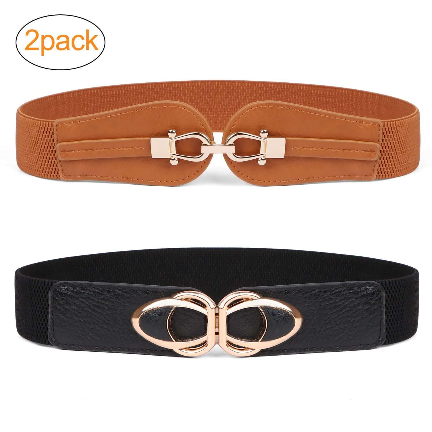 Women Stretchy Wide Waist Belt for Dress Ladies Elastic Cinch Retro Belt - Beltbuy Store